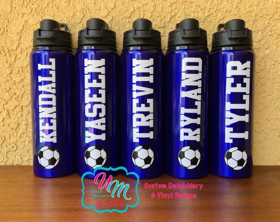 Soccer Water Bottle - Aluminum Water Bottle