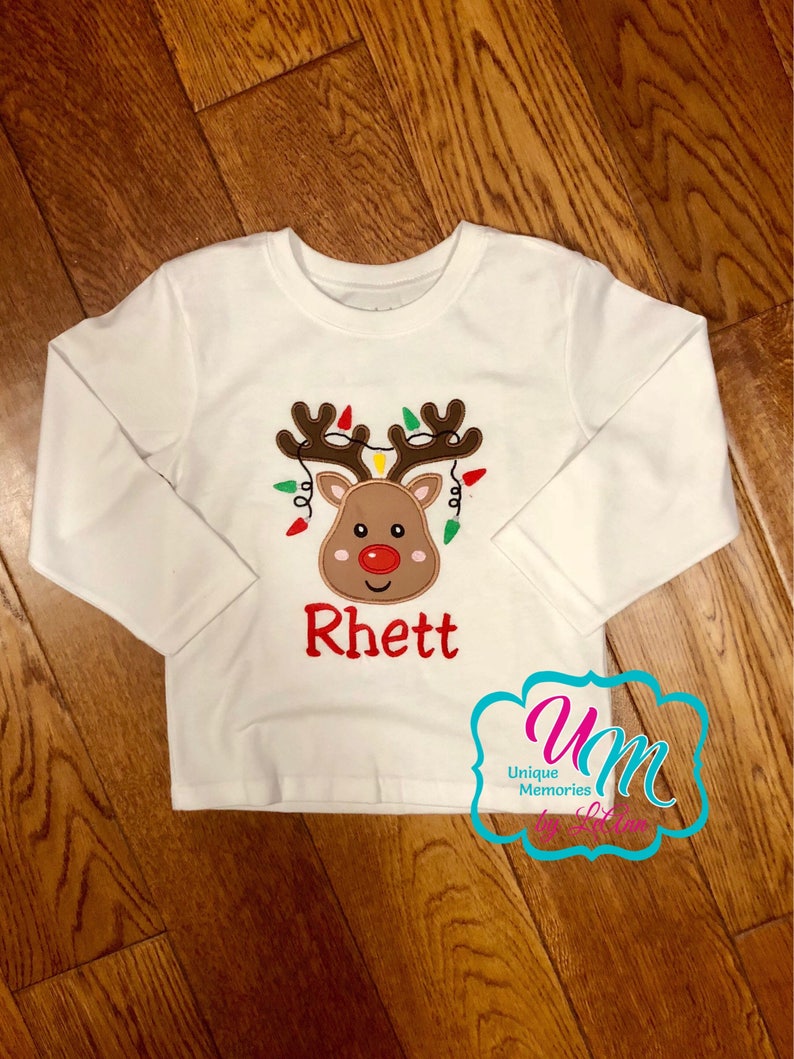 homemade reindeer shirt