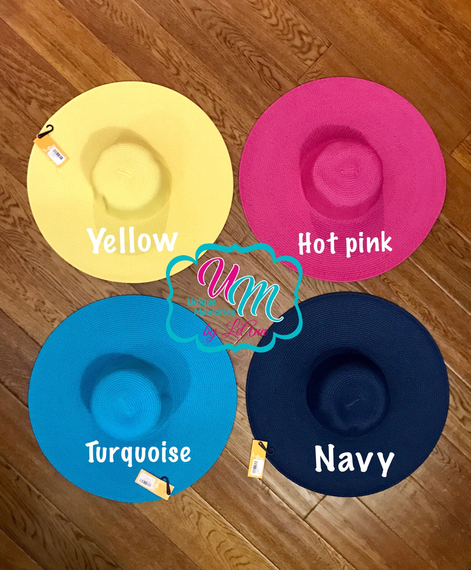 CUSTOM your Name Floppy Beach Hat Name Hat Bride Etsy