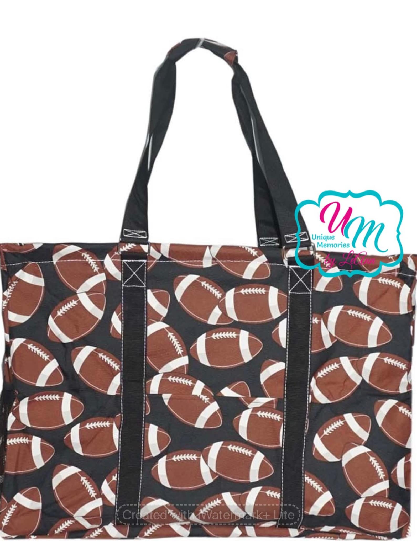 Sports Theme Utility Tote Football Utility Tote Baseball Etsy