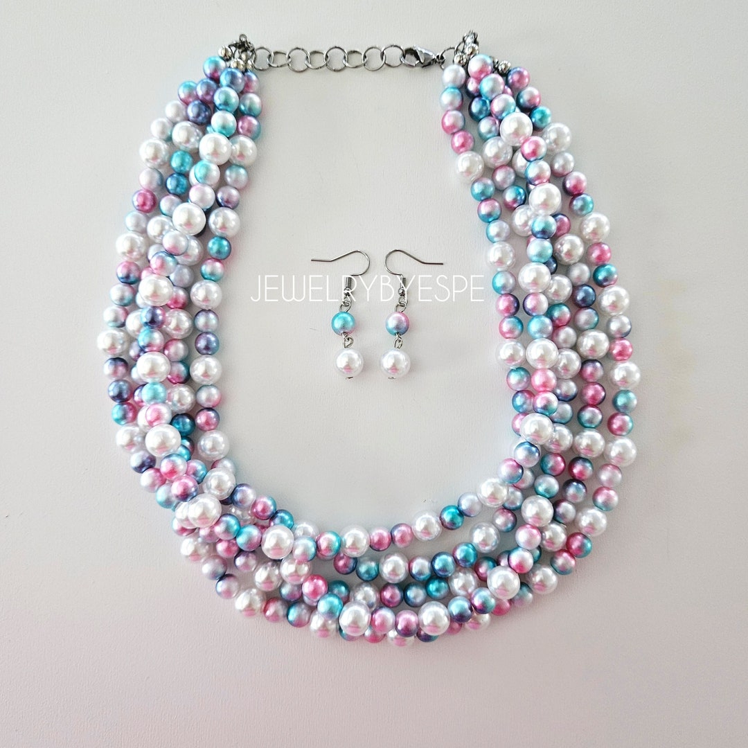 Sadie Mermaid Mix Foil Necklace main image 1