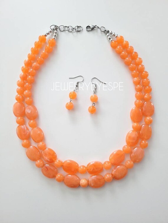 Orange Blossom Statement Necklace - Flowers – Michael Michaud US