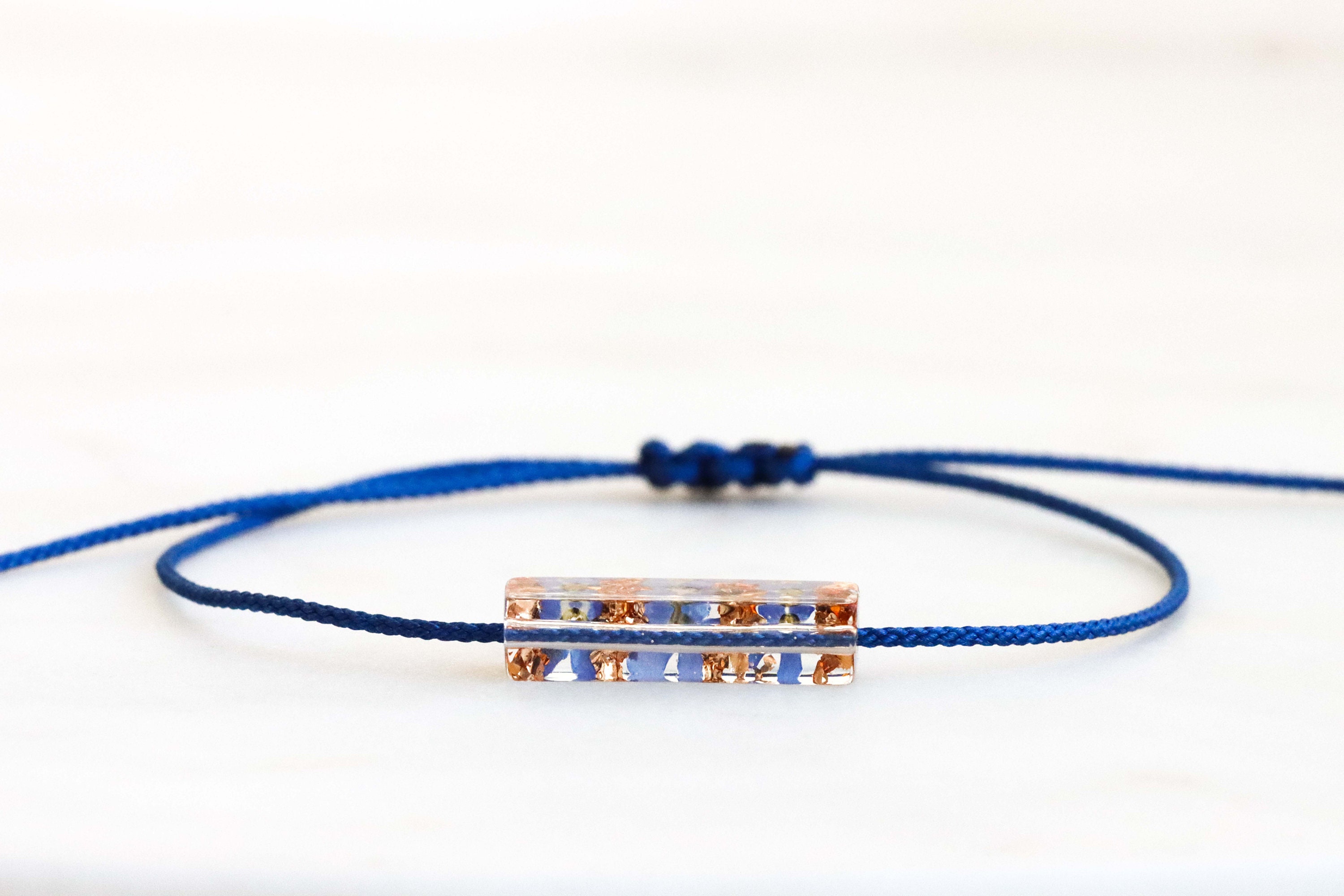 Bracciale Nontiscordardime, gioiello con fiori veri pressati in resina, regalo per aborto spontaneo, braccialetto da donna, regalo personalizzato Nontiscordardime, regalo per lei - Italia