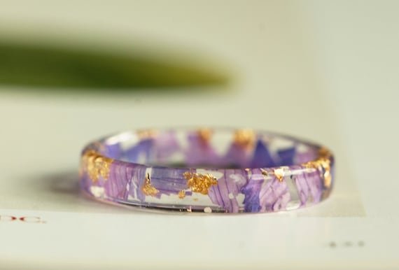 bague or et violet bague or et violet