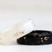 Set of Black and White Handmade Resin Rings – Resin Rings for Couples – Marvelous Resin Rings for Gifts – Beautiful Epoxy Resin Rings