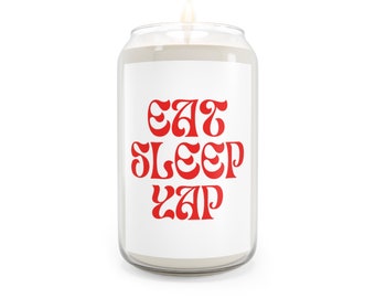 Eat Sleep Yap Meme Scented Candle, 13.75oz