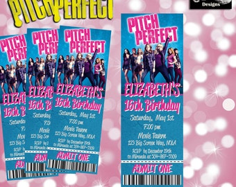 descendants movie invitation movie ticket printable movie etsy