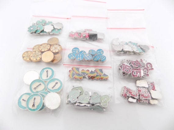 Wholesale Lot of 100 Locket Charms, for Glass Lockets, Floating