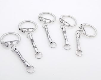 Bulk Keychains, Set of Snake Keychains