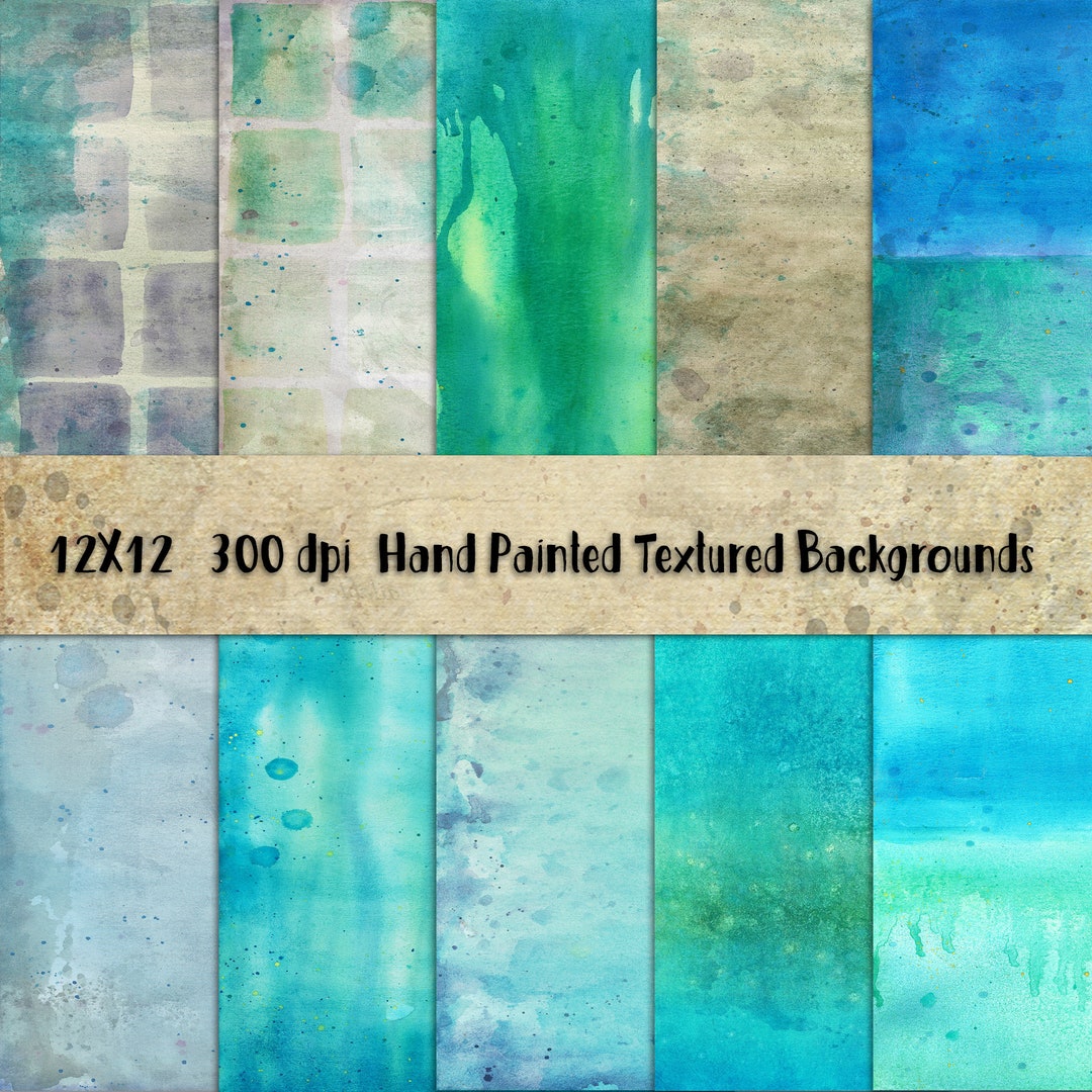 Late Summer Water Color Art Digital Papers,wallpaper, Scrap Booking ...