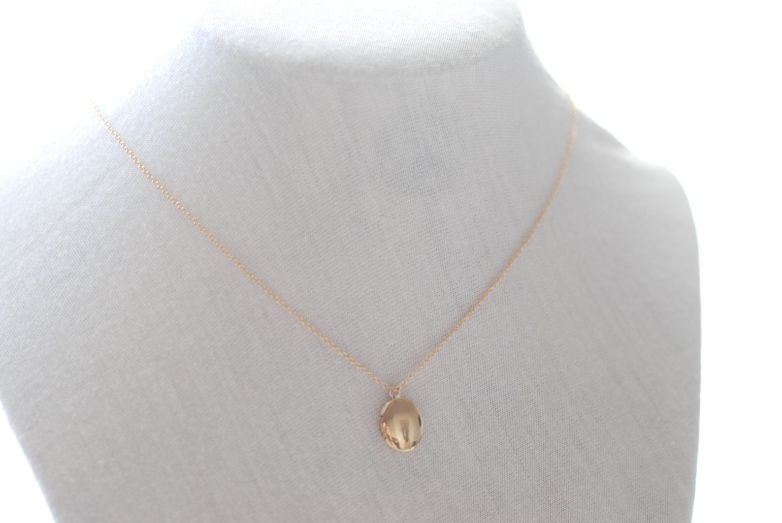 Gold Locket Necklace Heirloom Locket Dainty Locket Necklace Etsy