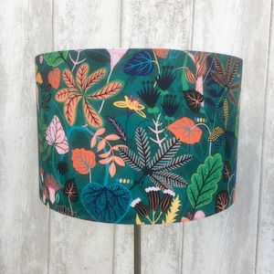 Luxurious Garden- Fabric covered Lamp shade **Only 15cm and 20cm left**