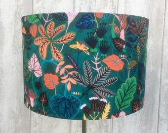 Luxurious Garden- Fabric covered Lamp shade **Only 15cm and 20cm left**