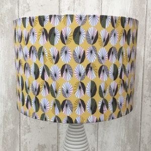 Mini Parasols Design Fabric  Covered  Lampshade