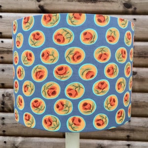 Kaffee Fassett Roses Fabric Covered Lampshade.