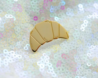 Golden Croissant Pin