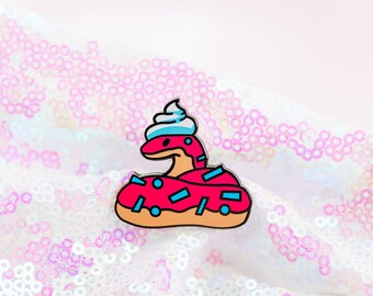 Donut Snek - Snake Enamel Pin