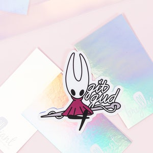 Hollow Knight Hornet Git Gud Sticker