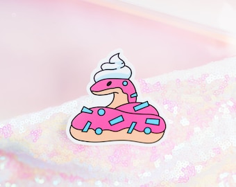 Donut Snake Sticker