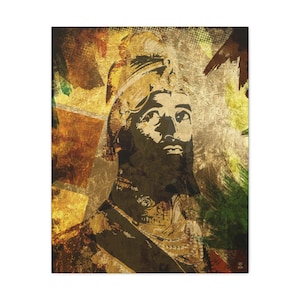 Guru Gobind Singh Art - Divine Canvas Print - Sikh Spiritual Home Decor