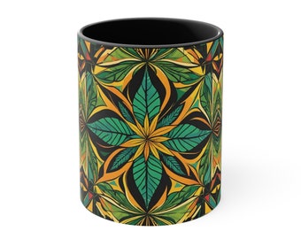 Taza mágica de marihuana #4 - Taza de café decorativa, 11 oz