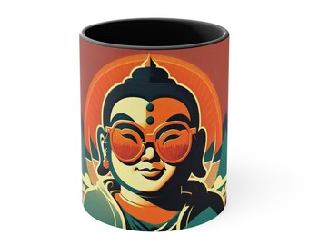 Buddha Pop #3 - Accent Coffee Mug, 11oz