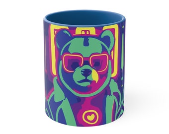 Teddy Bear Pop - Accent Coffee Mug, 11oz