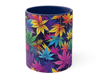 Taza mágica de marihuana #2 - Taza de café decorativa, 11 oz