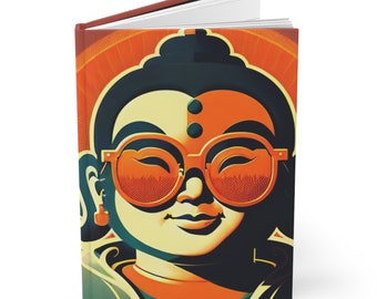 Buddha Pop Journal -  Matte Hardcover - Inspirational Gift - Mindfulness Diary