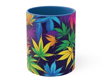 Taza mágica de marihuana - Taza de café decorativa, 11 oz