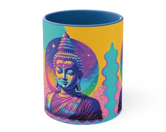 Buddha Pop #2 - Accent Coffee Mug, 11oz