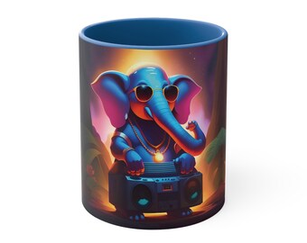Ganesh Coffee Mug - Sacred Elephant Design Cup