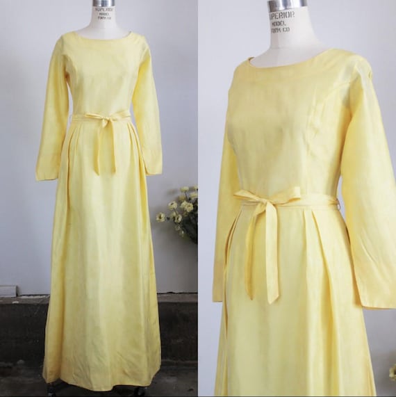 Yellow Damask Dress