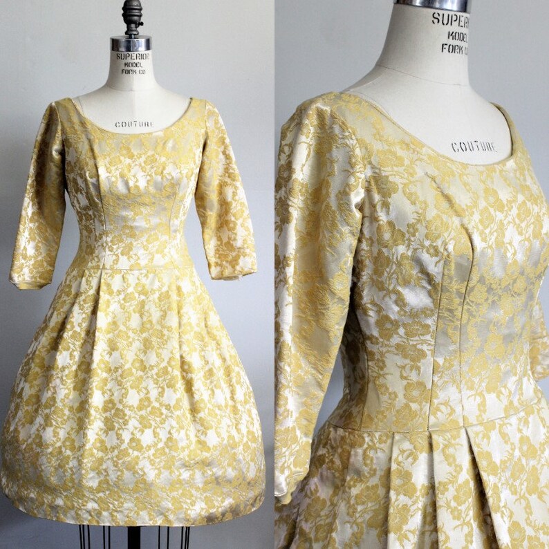 brocade party dress