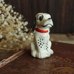 Vintage 1950s Salt and Pepper Shaker, Dalmatian Dog  S & P, Collectible Kitchen
