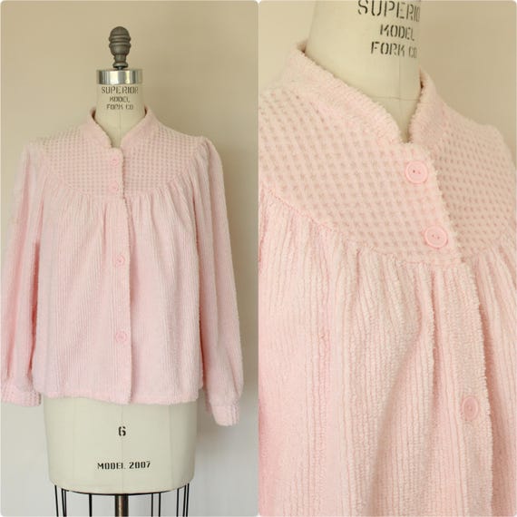 Chenille bed jacket plus size deals