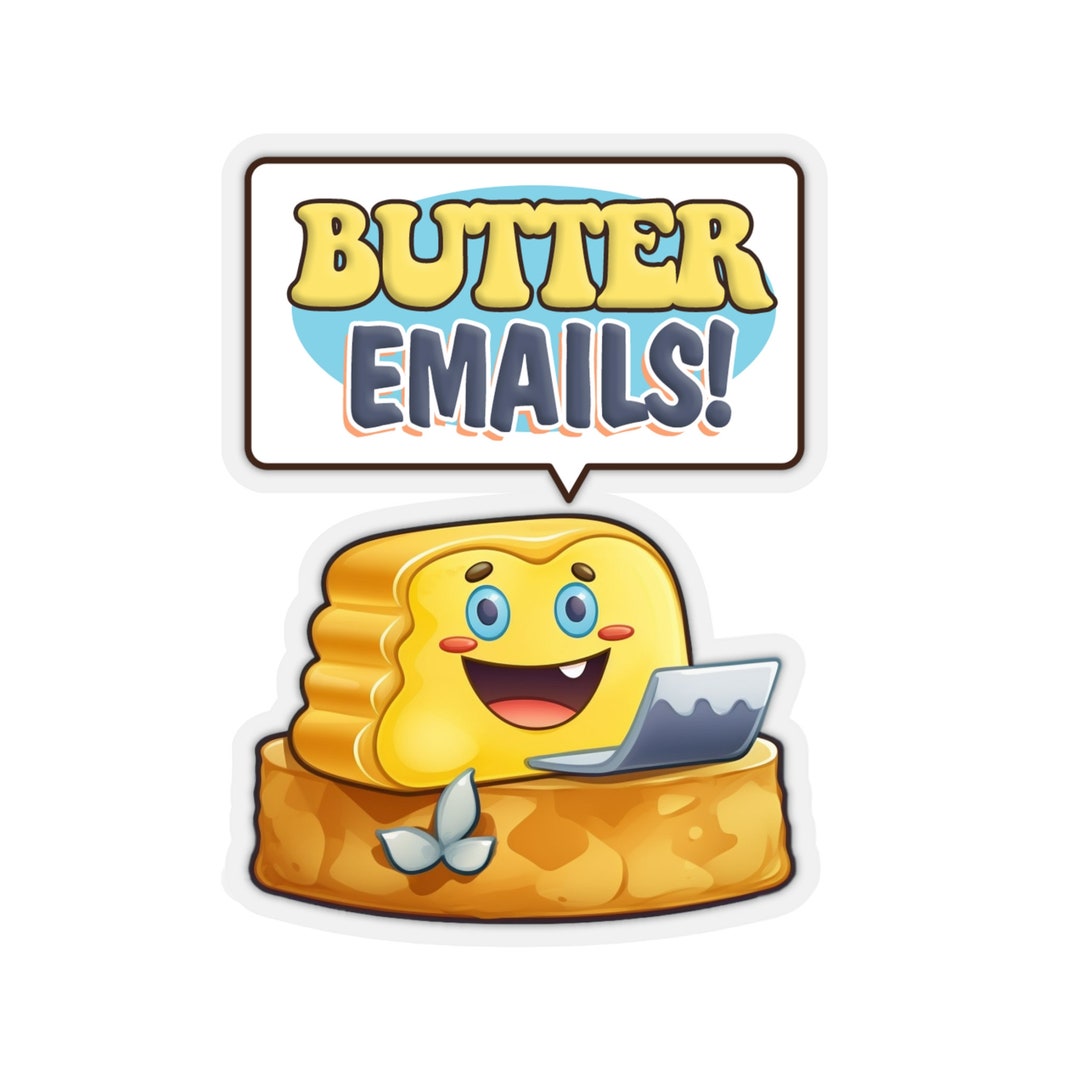 de dibujos animados Butter Emails But Her Emails Vinilo