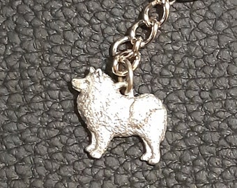 Pewter dog  keychain, NOS, dog keychain , fine details, pewter, animal, gift for dad, fathers day, groomsmen