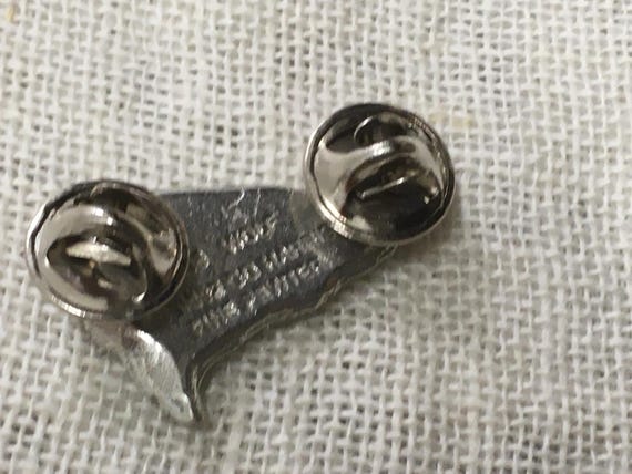 Wolf Head Pewter Pewter Pin Badge - Hand Made In Cornwall - Foto 2