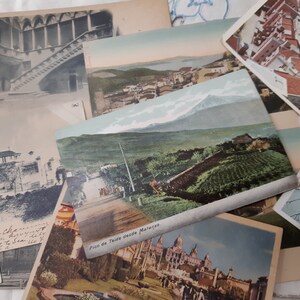 Espagne - anciennes cartes postales de tourisme lithographiques en noir et blanc et teintées de 1906 aux années 50 - cartes lithographiques - espagnol - Europe - philatéliques