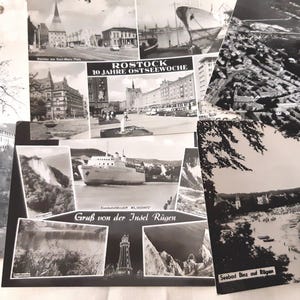 Germania cartoline turistiche vintage in bianco e nero lucide degli anni '60 - Deutschland - Tedesco - Cartoline turistiche - cartolina da collezione