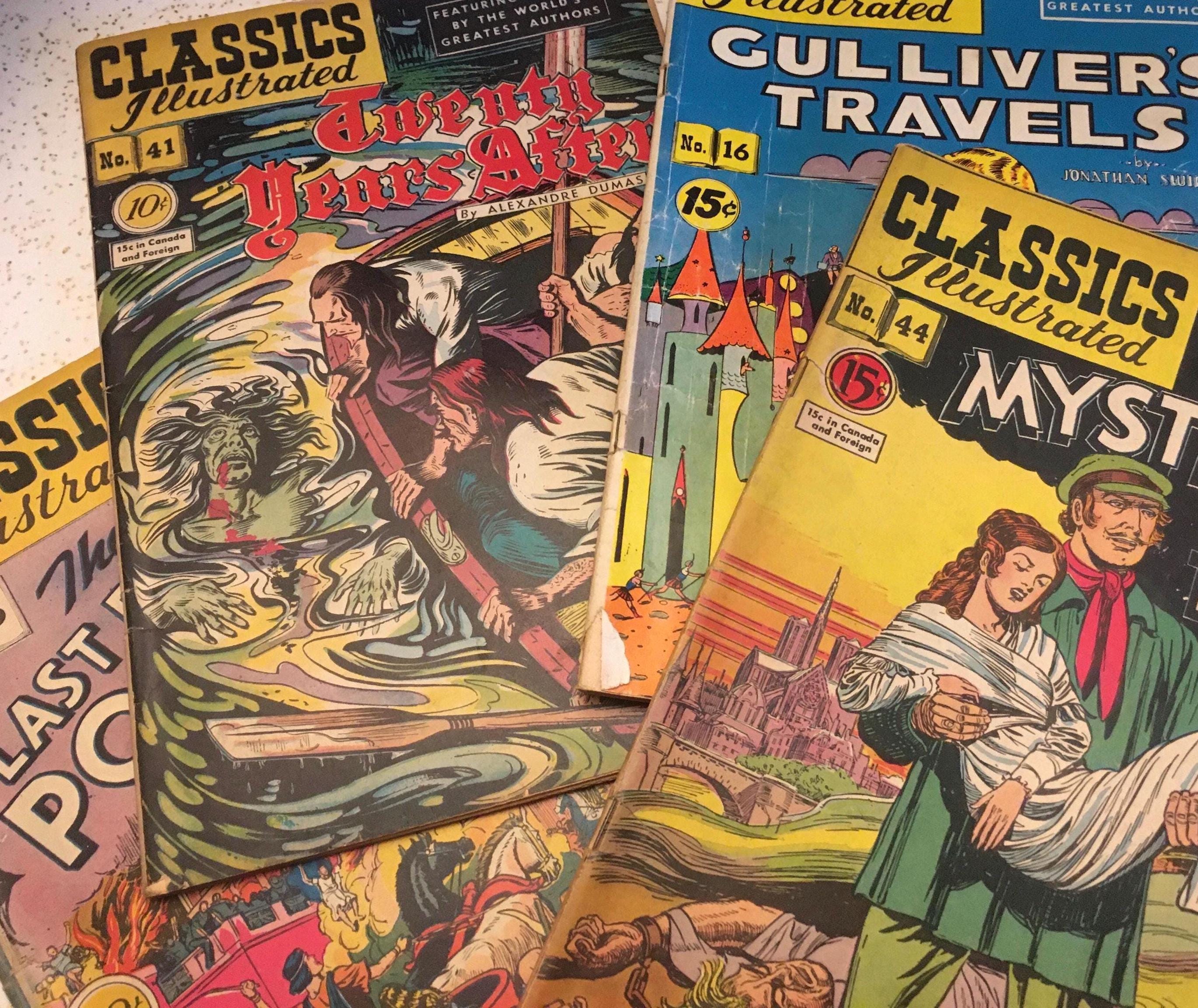 Vintage 1940s Classics Illustrated Comic Book - Choice of Story - Etsy