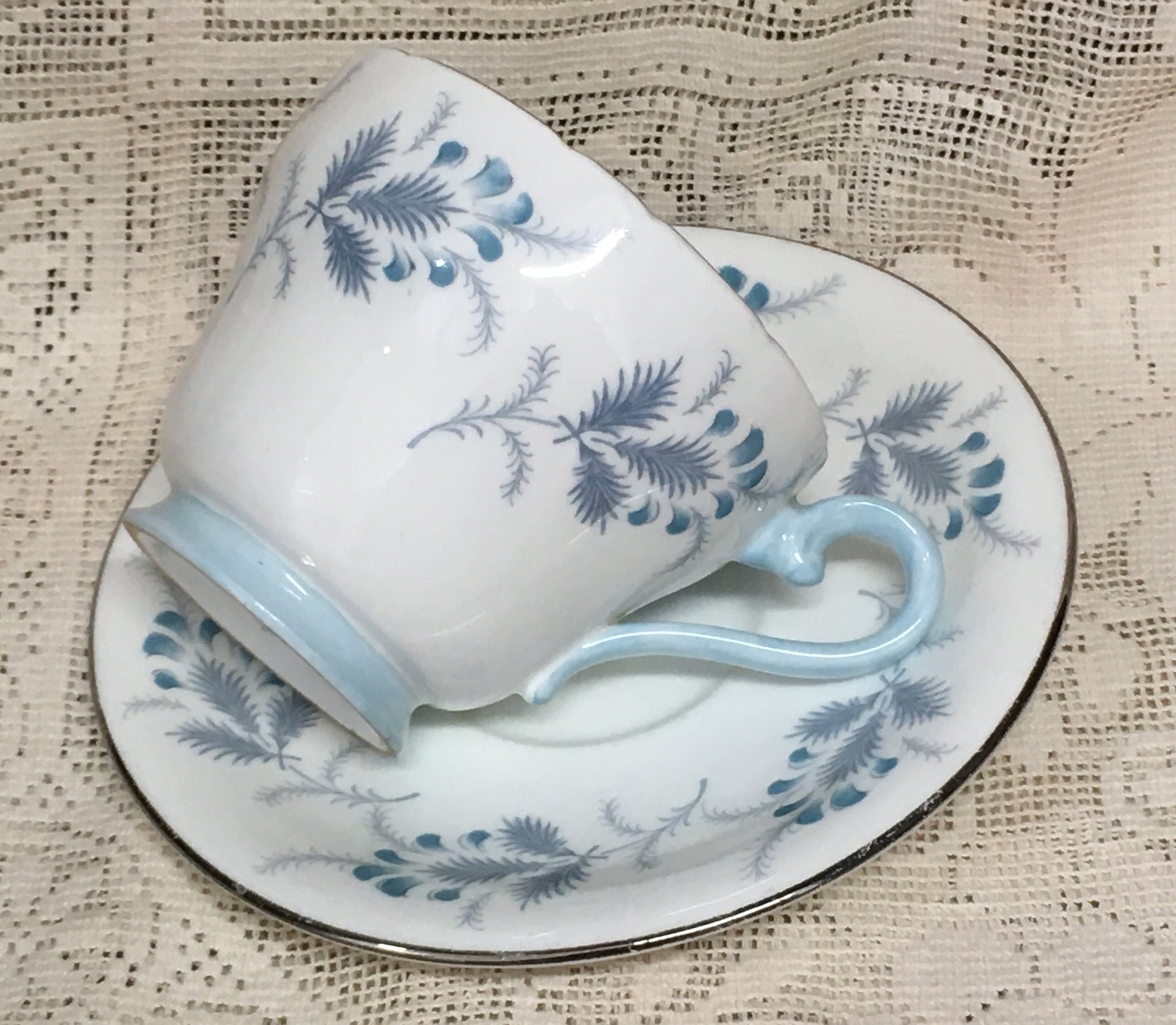Aynsley China - ライヒェンバッハ  ライフェンバッハ　小物入れ　チューリン Aynsley Leaf Cup - Etsy