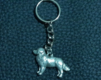 Pewter Bernese Mountain Dog , dog breed keychain, vintage, dog keychain, detailed cast pewter, animal, gift for dad, father day, groomsmen