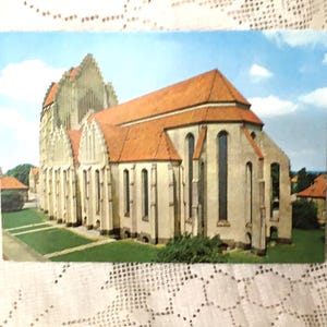 Vintage Dänemark Postkarte, Dänemark Frankreich, Frankreich, Dänemark, Frankreich, Grundtvigskirche, Frankreich, Frankreich, Frankreich, Frankreich