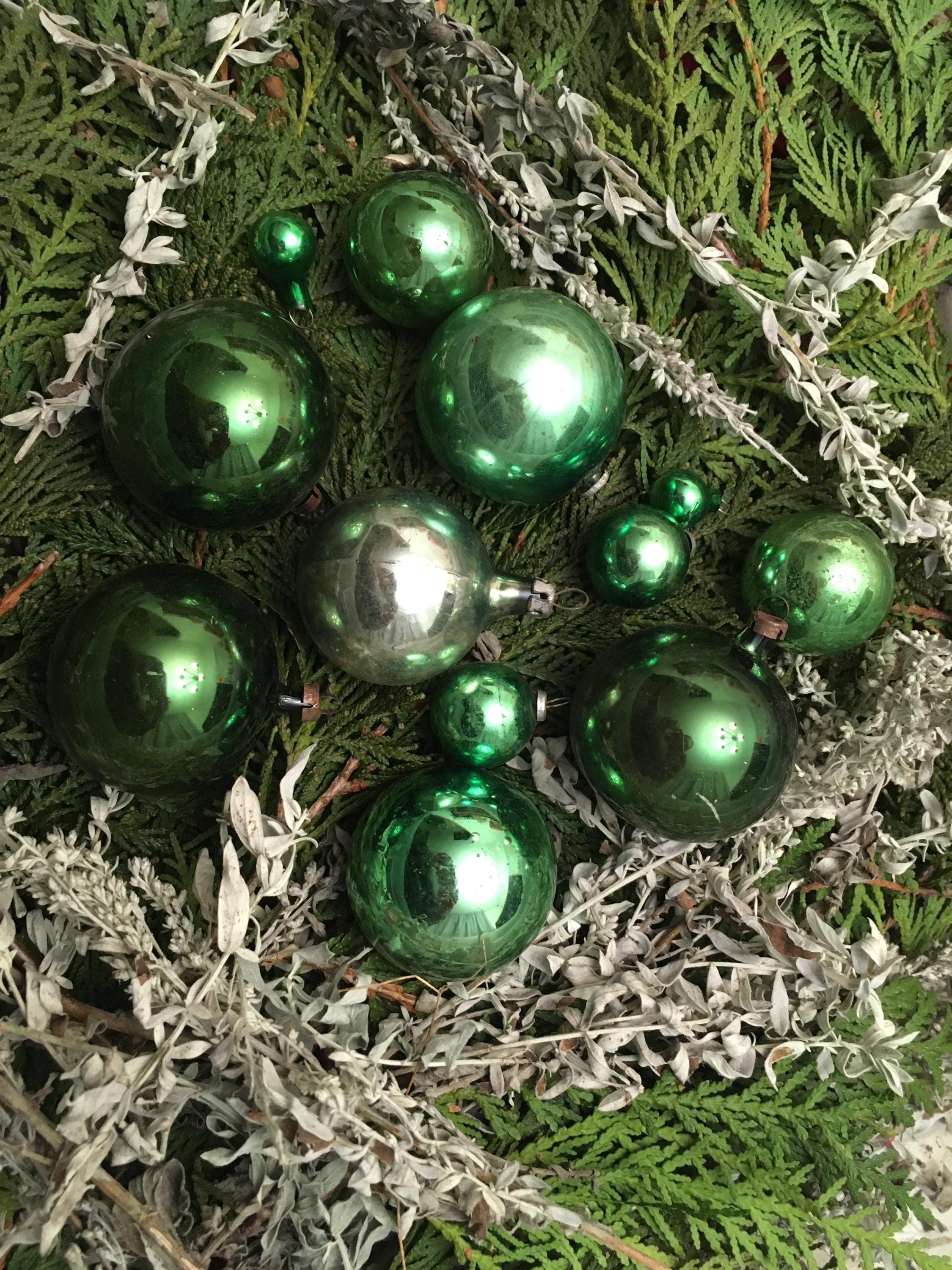 vintage ornament ❀ forest green オーナメント