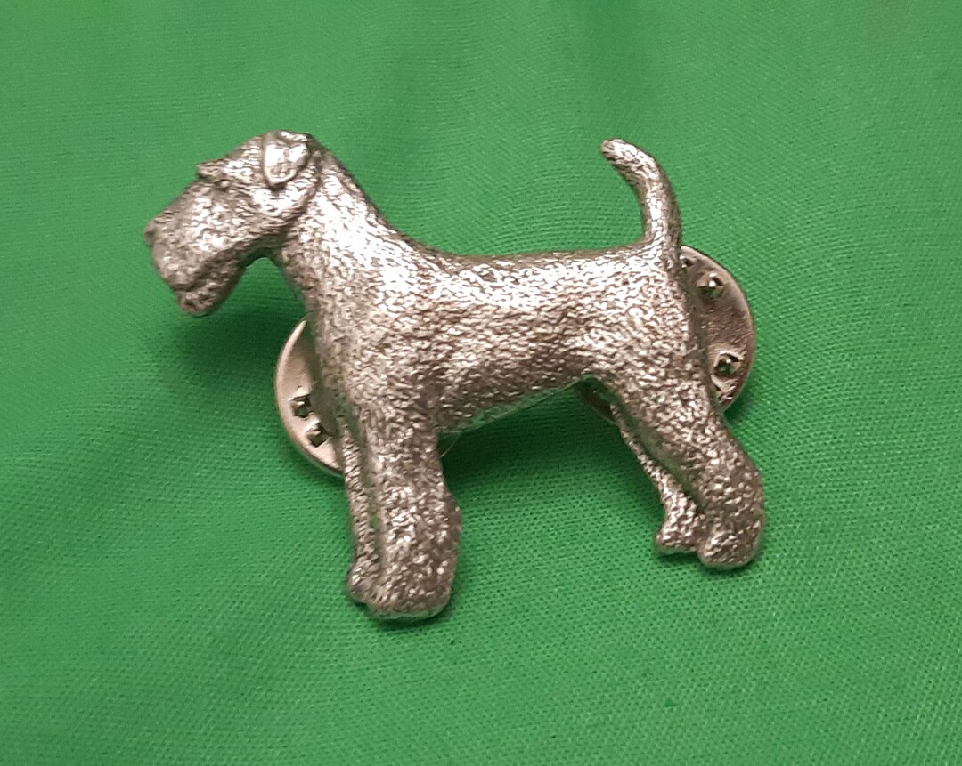 Schnauzer Pewter Dog Lapel Pin Nos Dog Pin Fine Details Pewter