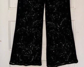 Y2K designer vintage Valentino black formal trousers dress pants size 8 made in Italy super rare and elegant