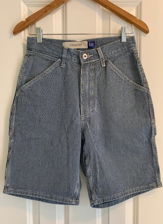 SOLD!! 1990s vintage GAP carpenter shorts W28