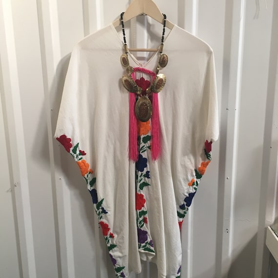 1970s mixed metals big bold statement necklace - image 1